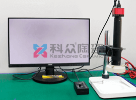陶瓷閥零件顯微鏡檢測